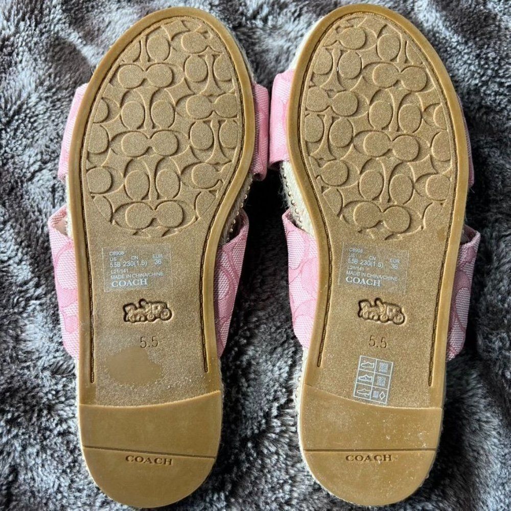 COACH Charli Espadrille Size 5.5 - Picture 8 of 8